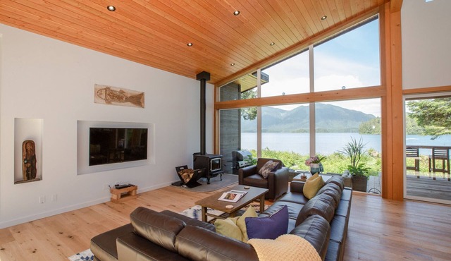Stunning West Coast Waterfront Luxury Home