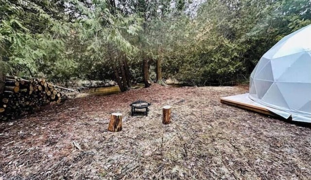 The Uxbridge Igloo on Pefferlaw Creek with Private Lake. Pet Friendly!