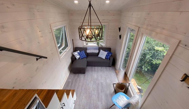 Tiny Delight Tiny House With Own Beach & Waterfall 7km To Inverness Cape Breton