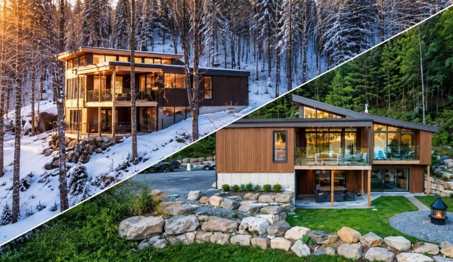 Twin Cottages with Mountain & Lake View
