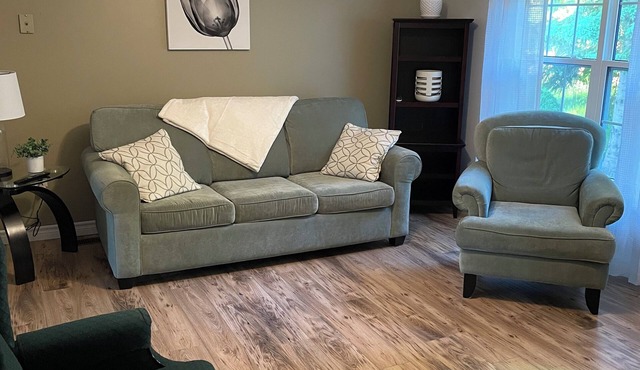 Very cozy and private area…Pet friendly…