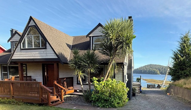 Water front house on Ucluelet Inlet