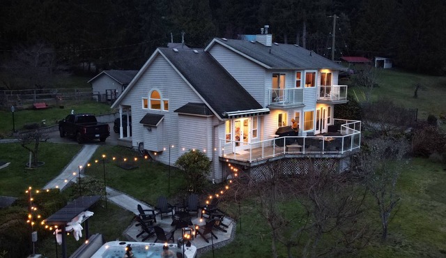 Waterfront House with Private Beach Access