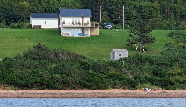 Workation, vacation on 350 feet private beachfront