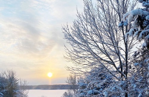 Utterson House | Waterfront Home on Three Mile Lake. Ideal lodging for ice fishing.