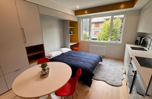 Rossland Apartment | The Powder Room - Ski-In Ski-Out Studio Suite at RED Mountain, Rossland